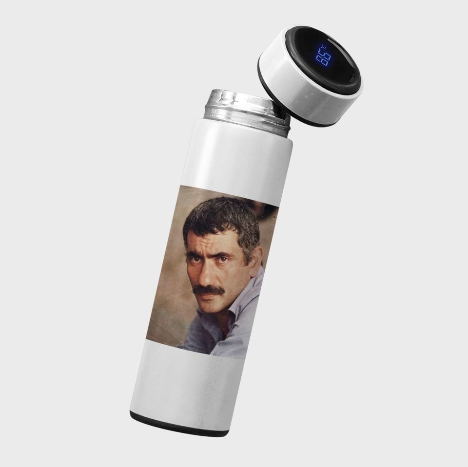 Yılmaz Güney Tasarımlı Termos - Yılmaz Güney Resimli Termos