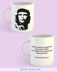 Ernesto Che Guevara Resimli Porselen Kupa - Ernesto Che Guevara Kupası