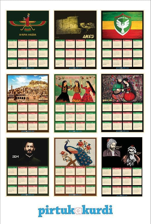 Salnameya 2026an - 2026 Kürtçe Takvim (HEMÛ SALNAME - TÜM SET)