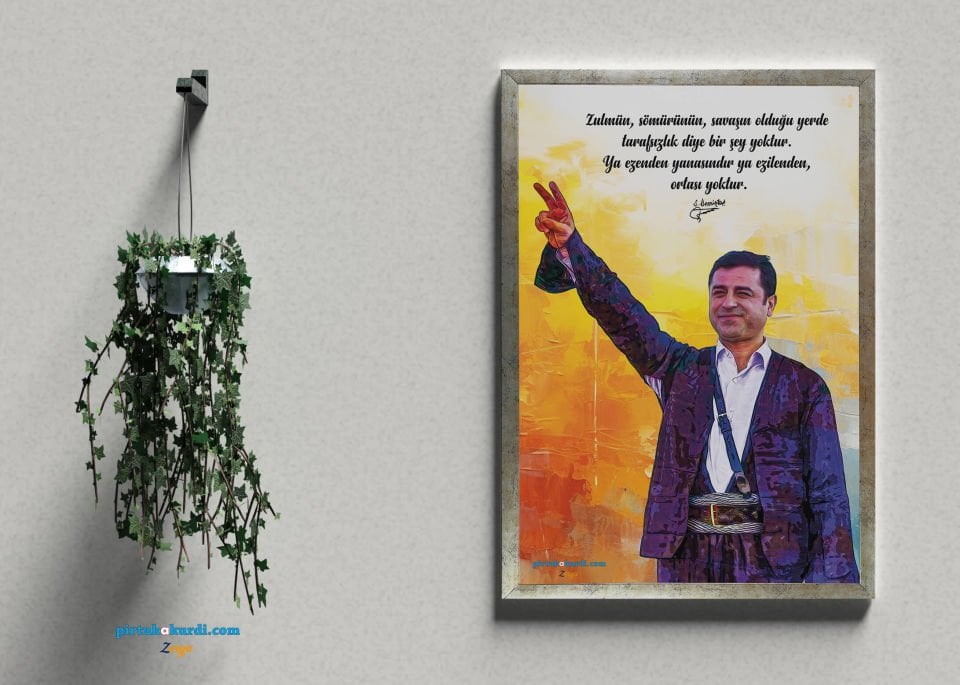 Selahattin Demirtaş Posteri - Demirtaş Posterleri (ÇERÇEVELİ - 5 POSTER)