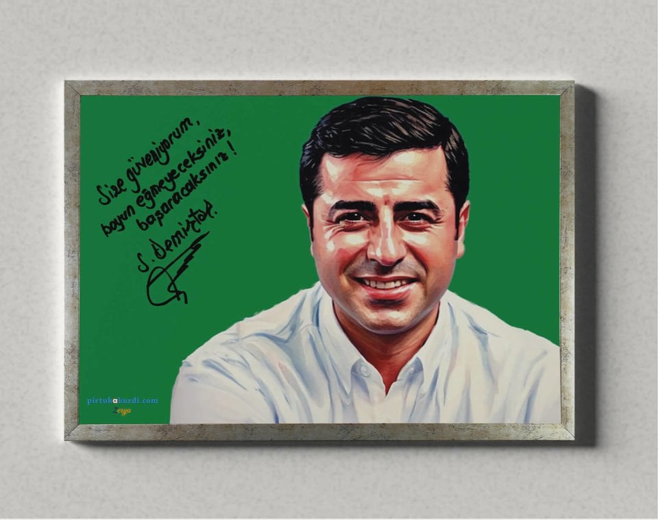 Selahattin Demirtaş Posteri - Demirtaş Posterleri (ÇERÇEVELİ - 5 POSTER)