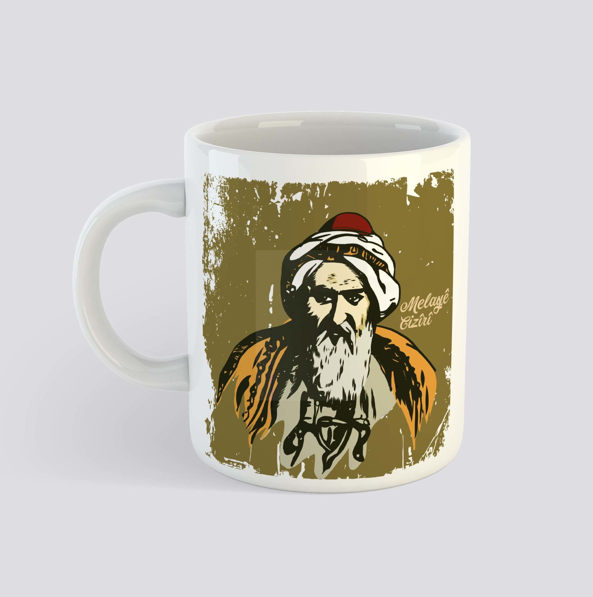 Kupaya Melayê Cizirî - Melayê Cizirî Resimli Kupa Bardak