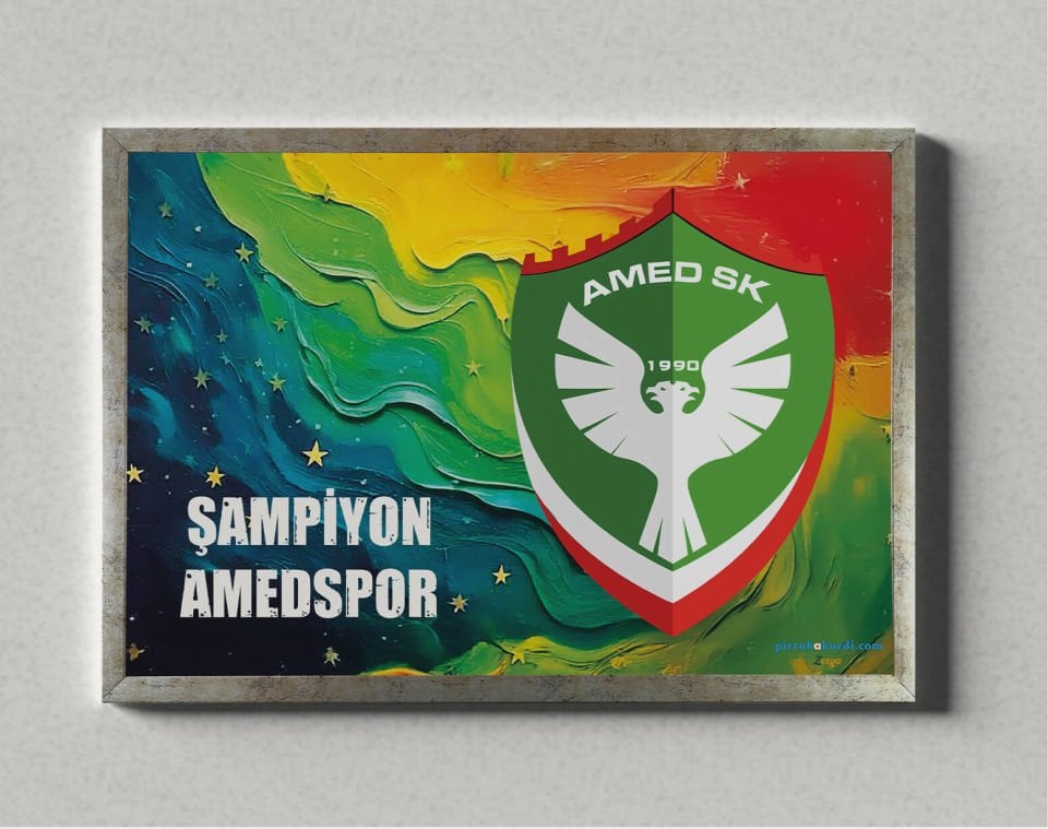 Amedspor Posteri - Amed Spor Posterleri 5 ÇERÇEVELİ