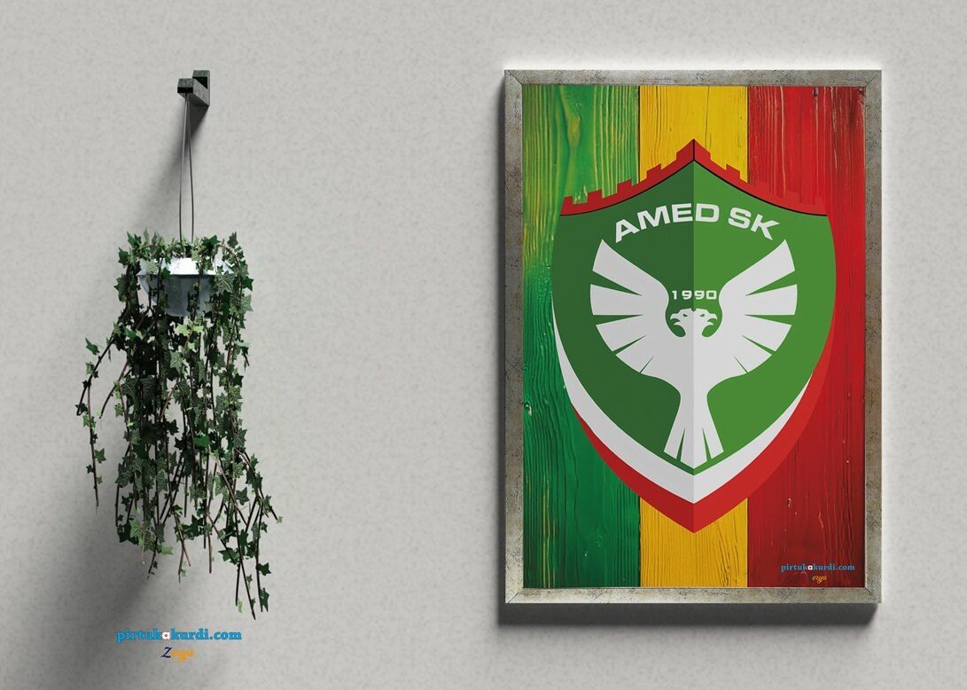 Amedspor Posteri - Amed Spor Posterleri 3 ÇERÇEVELİ