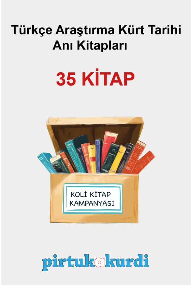 Türkçe Araştırma Kürt Tarihi Anı Kitapları - Koli Kitap Kampanyası (35 KİTAP)