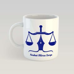 Personalized Named Lawyer Porcelain Mug - Lawyer mug