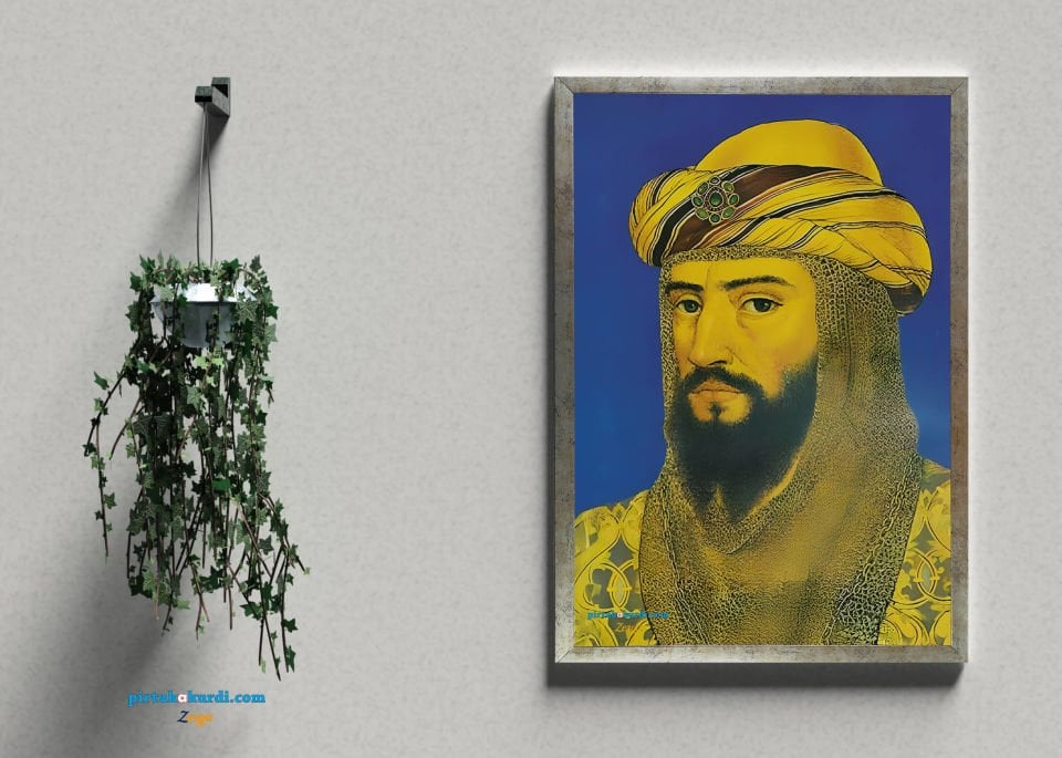 Postera Selahaddînê Eyyubî - Selahattin Eyyubi Posteri ÇERÇEVELİ