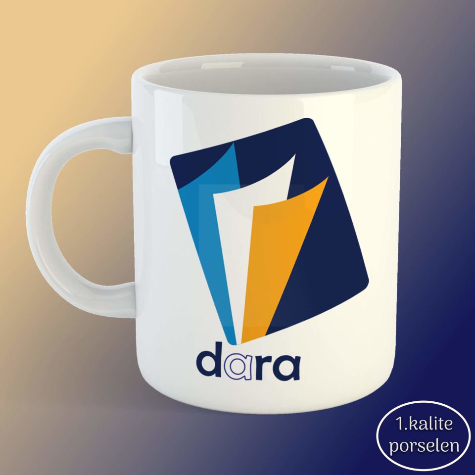 Firmalara Özel Logolu Resimli Toptan Baskılı Porselen Kupa Bardak (36 adet)