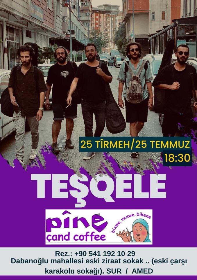 KONSERA TEŞQELE KONSERİ - Pîne Çand Coffe - 25-07-2025