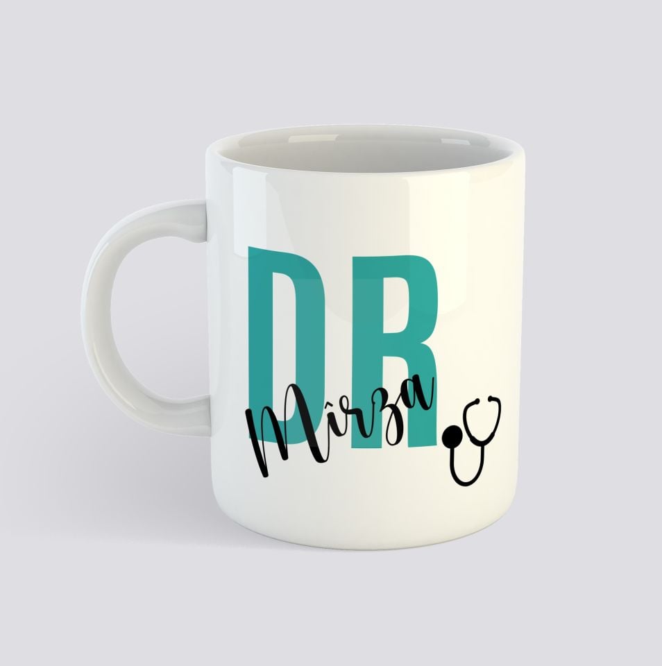 İsme Özel Doktorlar İçin Kupa Bardak - Doktor Kupası