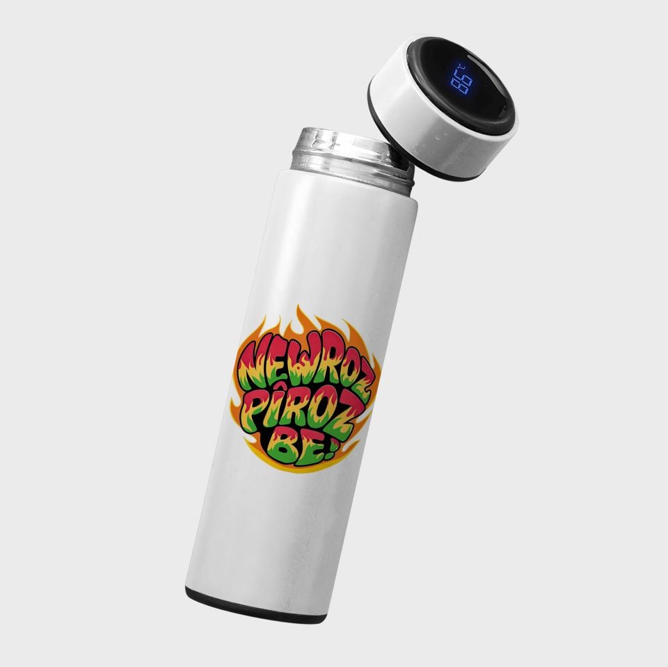Newroz Piroz Be Ateş Tasarımlı Termos