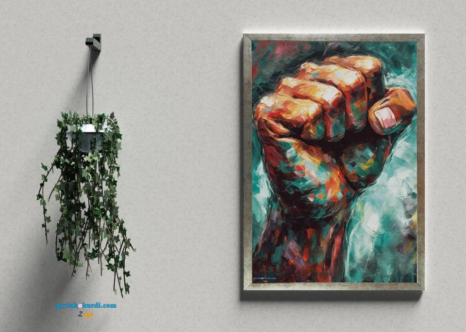 Yumruk Temalı Poster ÇERÇEVELİ