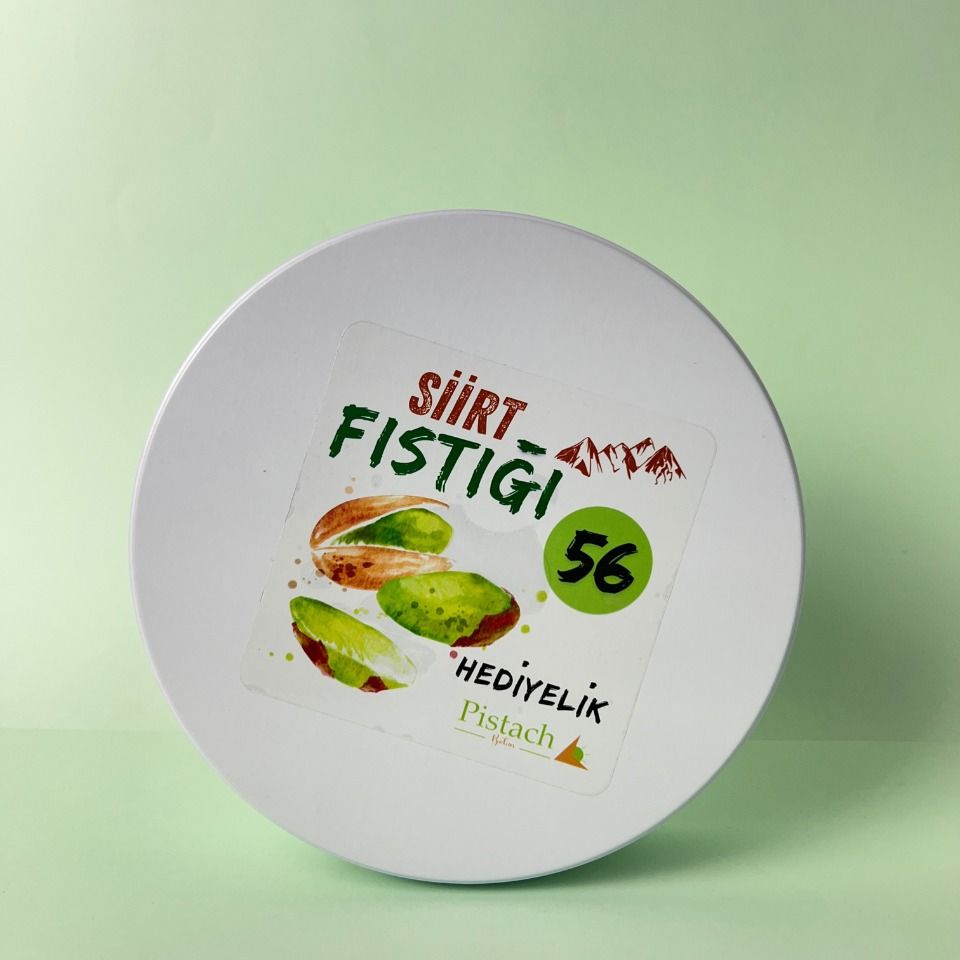 Siirt Fıstığı Kabuklu Kavurulmuş 1. Kalite (500 gr - TENEKE KUTULU)