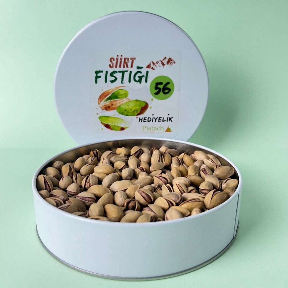 Siirt Fıstığı Kabuklu Kavurulmuş 1. Kalite (500 gr - TENEKE KUTULU)