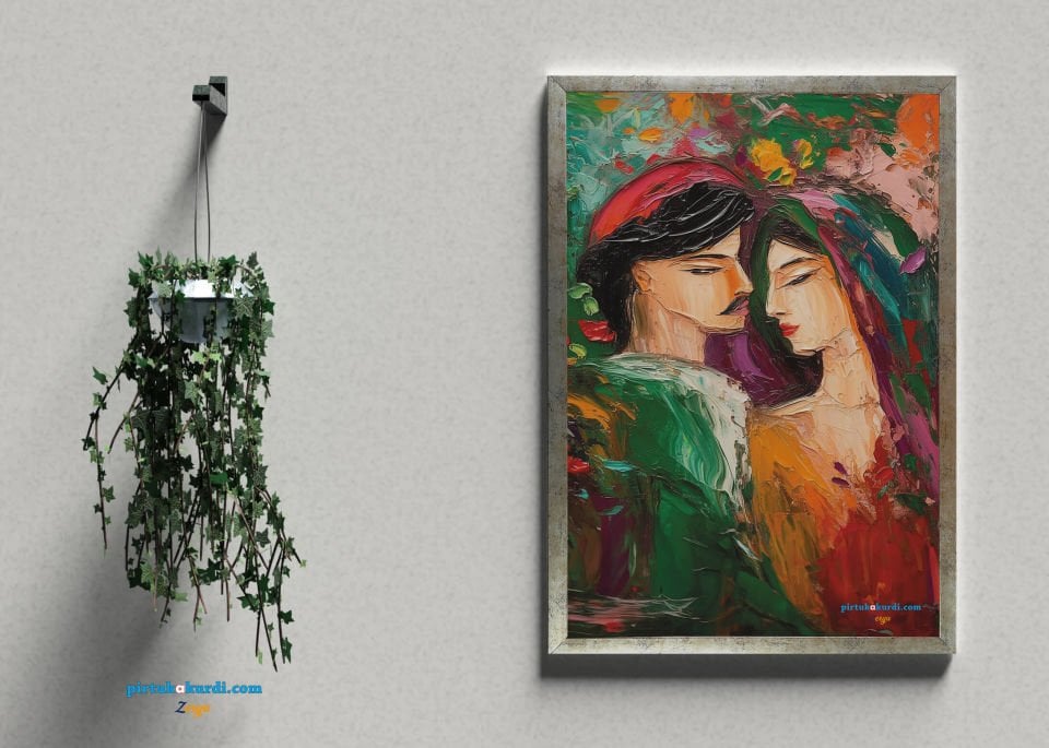 Postera Mem û Zîn - Mem u Zin Posteri 2 ÇERÇEVELİ