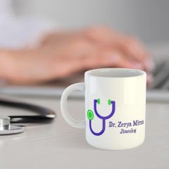 Porcelain Mug with Name Specially for Jineologists