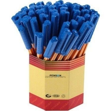 Pensan Ofispen 1010 Blue Ballpoint Pen (4 PCS)