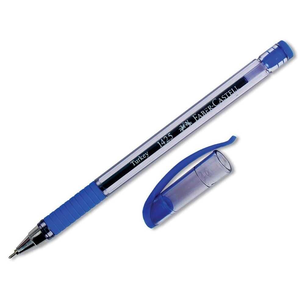 Faber Castell 1425 Needle Tip Blue Ballpoint Pen