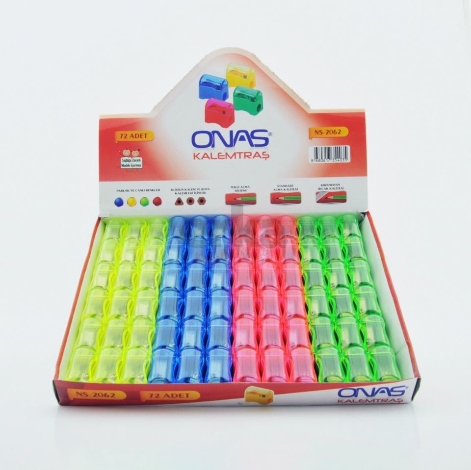 Onas Öğrenci Kalemtraşı Kapaklı