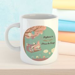 Special Named Porcelain Cup for Birthday - Rojbûn Cup