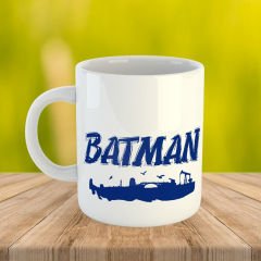 Batman Tasarımlı Porselen Kupa Bardak