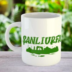 Şanlıurfa Tasarımlı Porselen Kupa Bardak