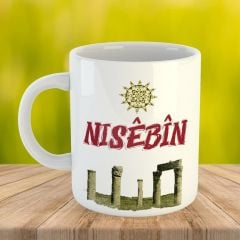 Nisêbîn Tasarımlı Porselen Kupa Bardak - Nusaybin Kupası