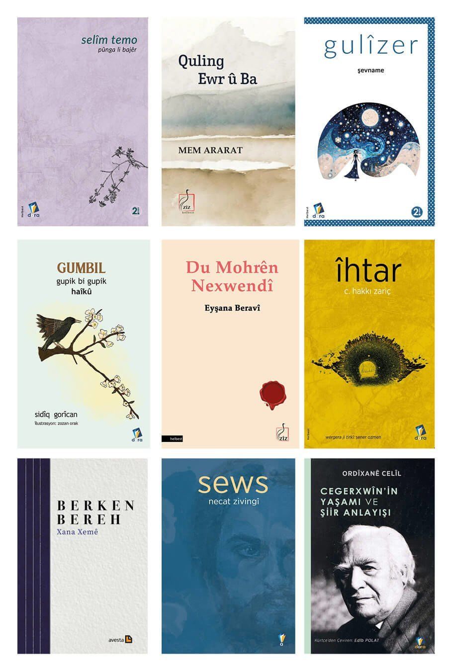 Seta Helbesta - Kürtçe Şiir Seti (9 ADET)