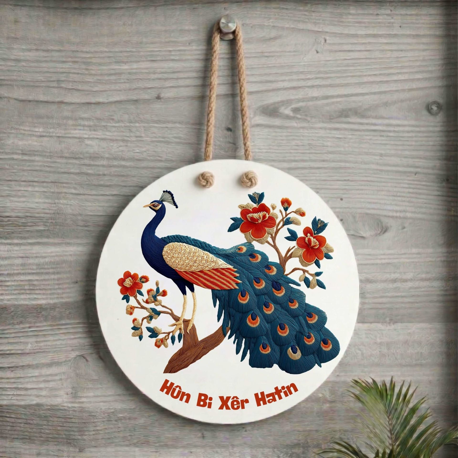Xemla Deriyan - Hûn Bi Xêr Hatin Yazılı Tavus Kuşu Melekê Tawis Kapı Süsü