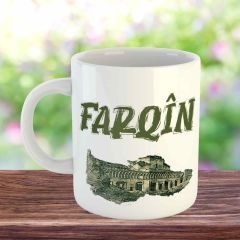 Farqîn Tasarımlı Porselen Kupa Bardak - Silvan Kupası