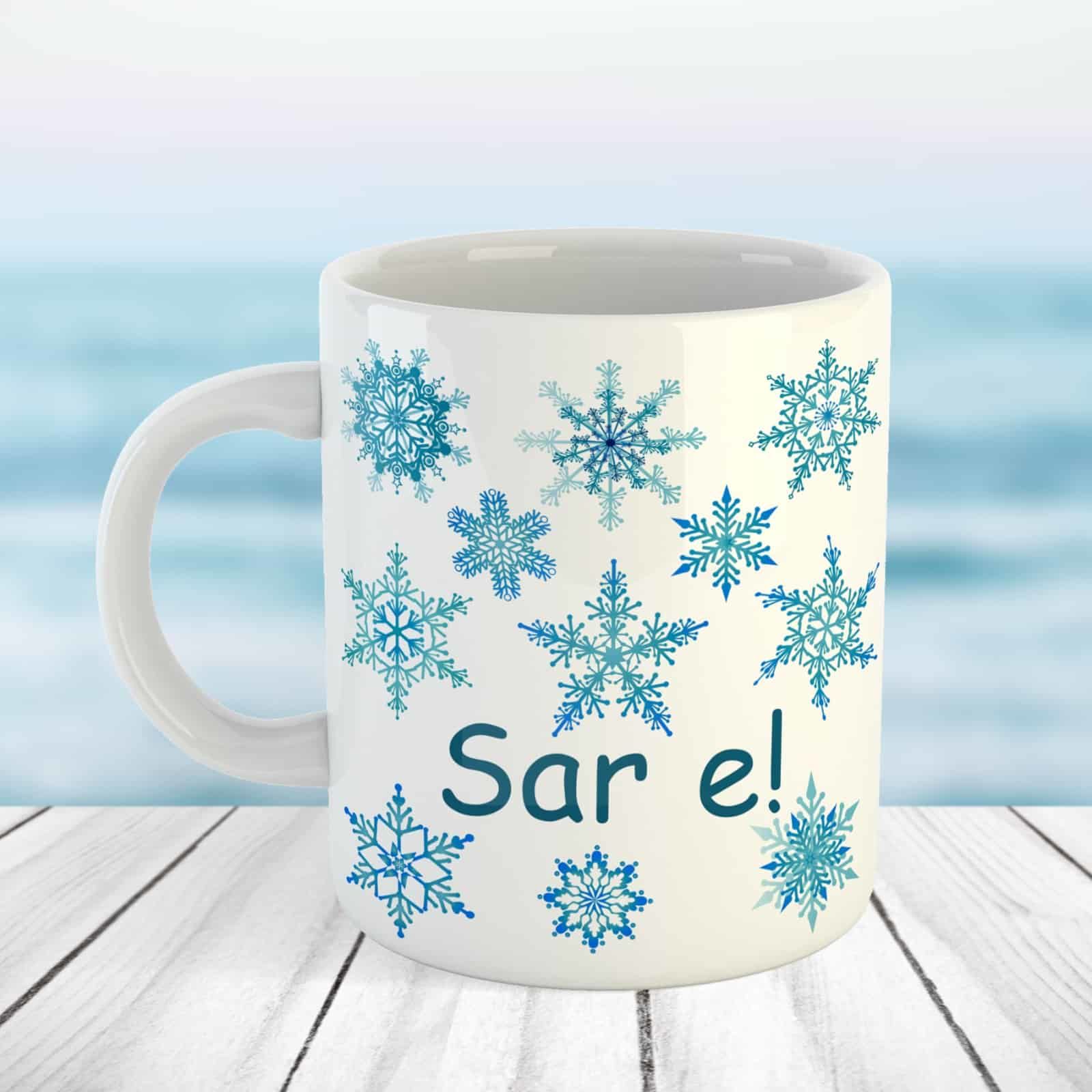 Sar e Kürtçe Porselen Kupa