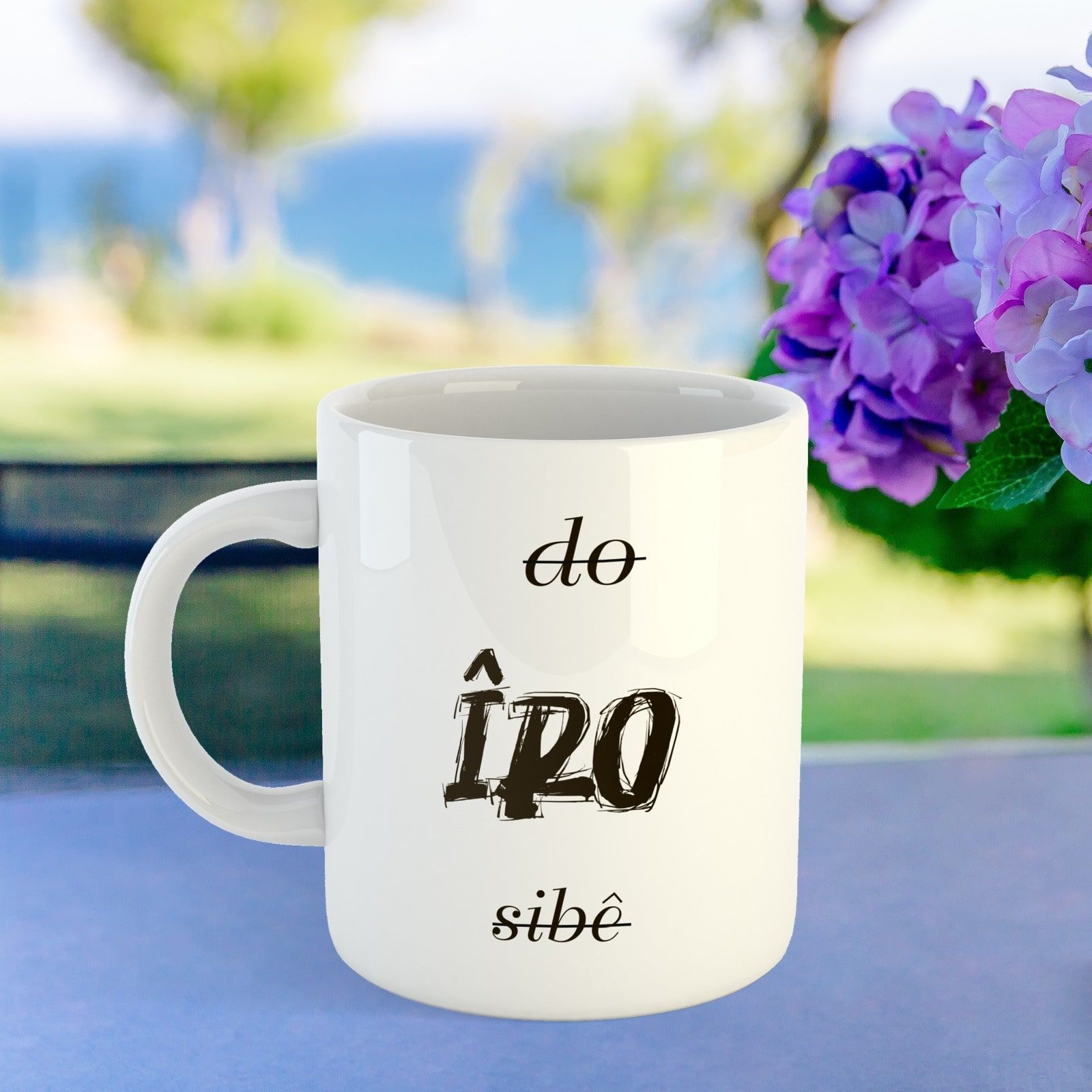 Do Îro Sibê Kürtçe Yazılı Porselen Kupa Bardak