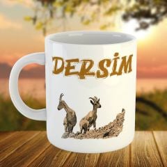 Dersim Designed Porcelain Mug - Tunceli Cup