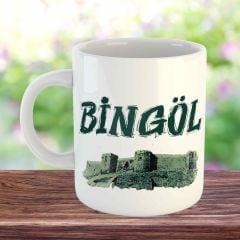 Bingöl Tasarımlı Porselen Kupa Bardak - Çewlîg Kupası