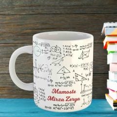 Öğretmenler Gününe Özel İsimli Porselen Kupa - İsme Özel Mamoste Kürtçe Öğretmen Kupa Bardak