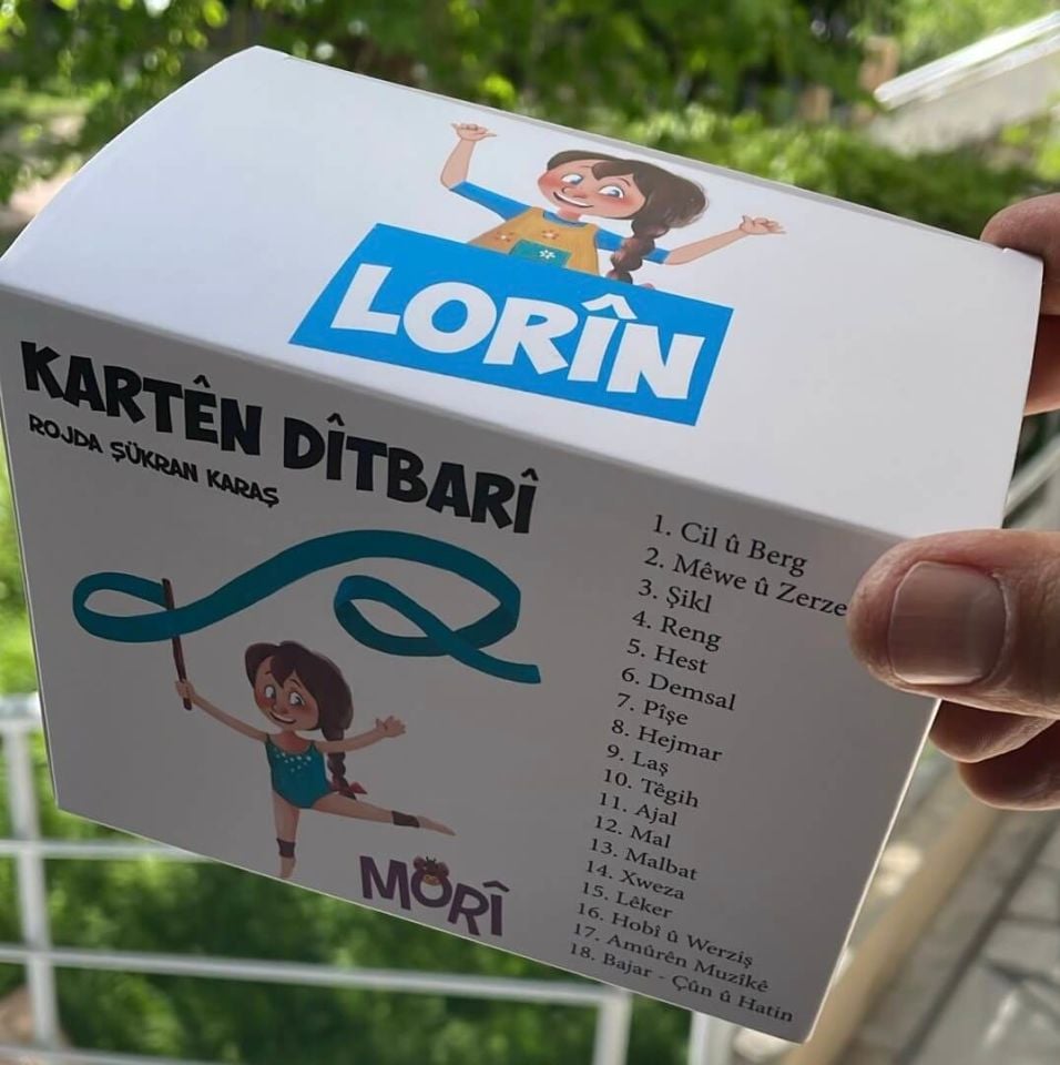 Lorîn - Kartên Dîtbarî - Kürtçe Dil Kartları