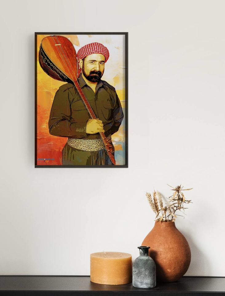 Postera Şivan Perwer - Şivan Perwer Posteri