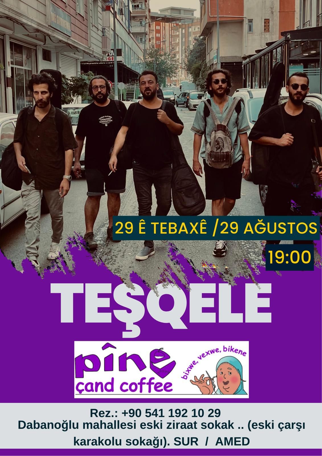 KONSERA TEŞQELE KONSERİ - Pîne Çand Coffe - 29-08-2025