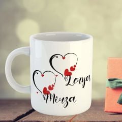 Kişiye Özel Sevgililer Günü Porselen Kupa - Sevgililer Günü Kupası