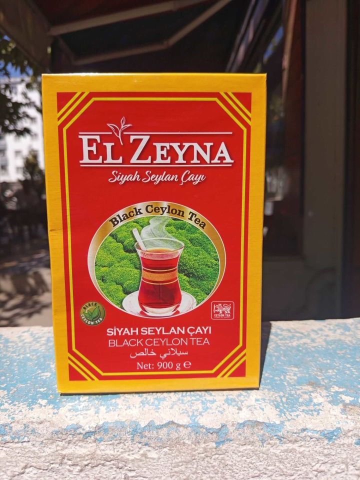 El Zeyna Siyah Seylan Barut Kaçak Çayı (3 PAKET - 2700 gr)