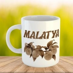 Malatya Tasarımlı Porselen Kupa Bardak - Malatya Kupası