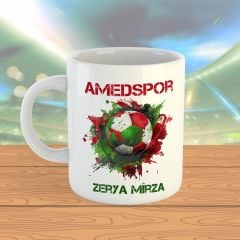 İsme Özel Amedspor Taraftar Porselen Kupa