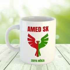 İsme Özel Amedspor Taraftar Porselen Kupa - İsme Özel Amedspor Kupası