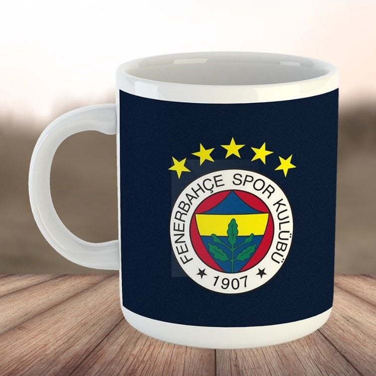 Fenerbahçe Taraftar Porselen Kupa Bardak - Fenerbahçe Kupası