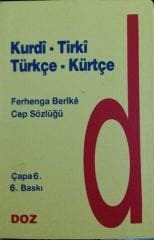 Kurdish-Turkish Pocket Dictionary Ferhenga Bêrîkê