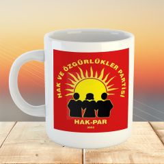 Hakpar Tasarımlı Porselen Kupa Bardak - Hakpar Parti Kupası