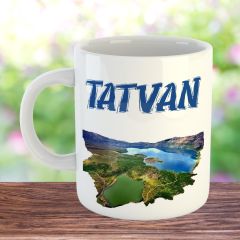 Tatvan Porselen Kupa Bardak - Tatvan Kupası