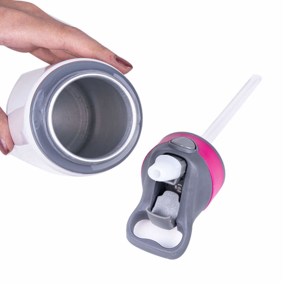 İsme Özel Kadın Çizimli Pipetli Matara
