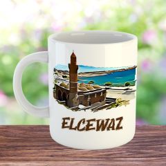 Elcewaz Porselen Kupa Bardak - Adilcevaz Kupası