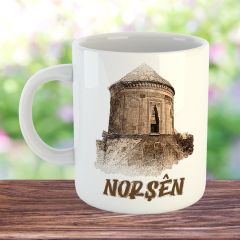 Norşên Porselen Kupa Bardak - Norşên Güroymak Kupası